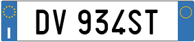 Truck License Plate